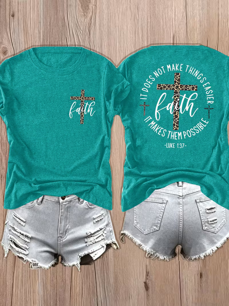 Faith Cross T Shirt