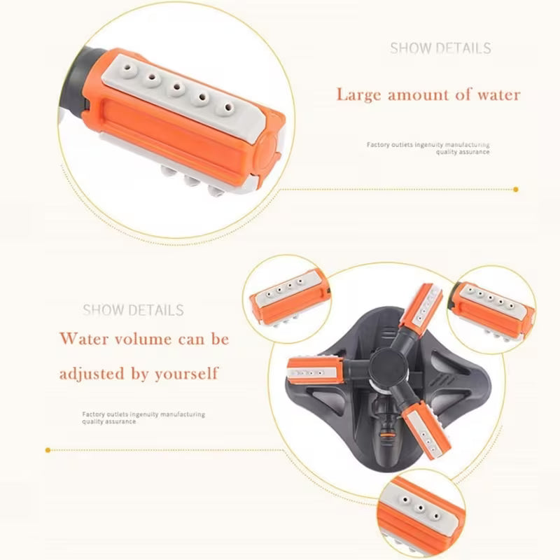 360° rotating sprinkler