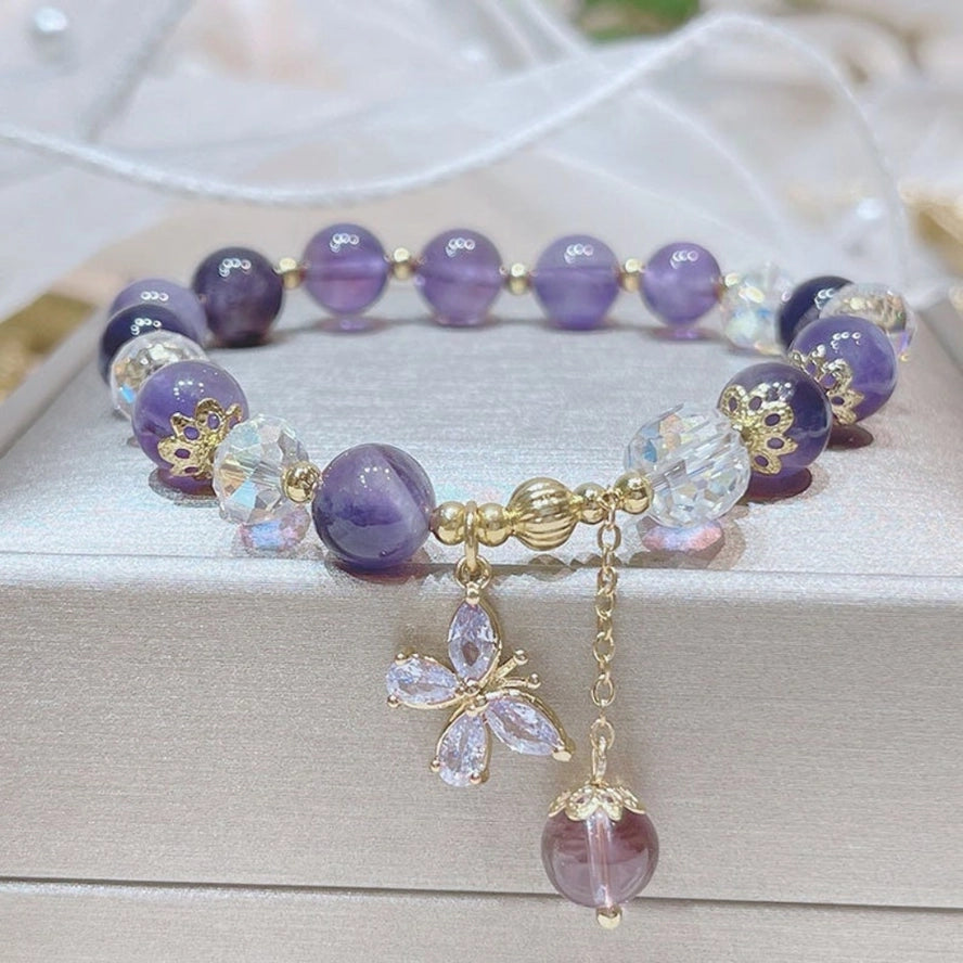 Healing Amethyst Bracelet (Adjustable)