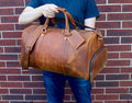 Leather Duffle Bag, Handmade Mens Leather Weekend Bag, Personalized Duffel Bag, Leather Holdall Bag, Leather Overnight Bag, Leather Gym Bag For Men