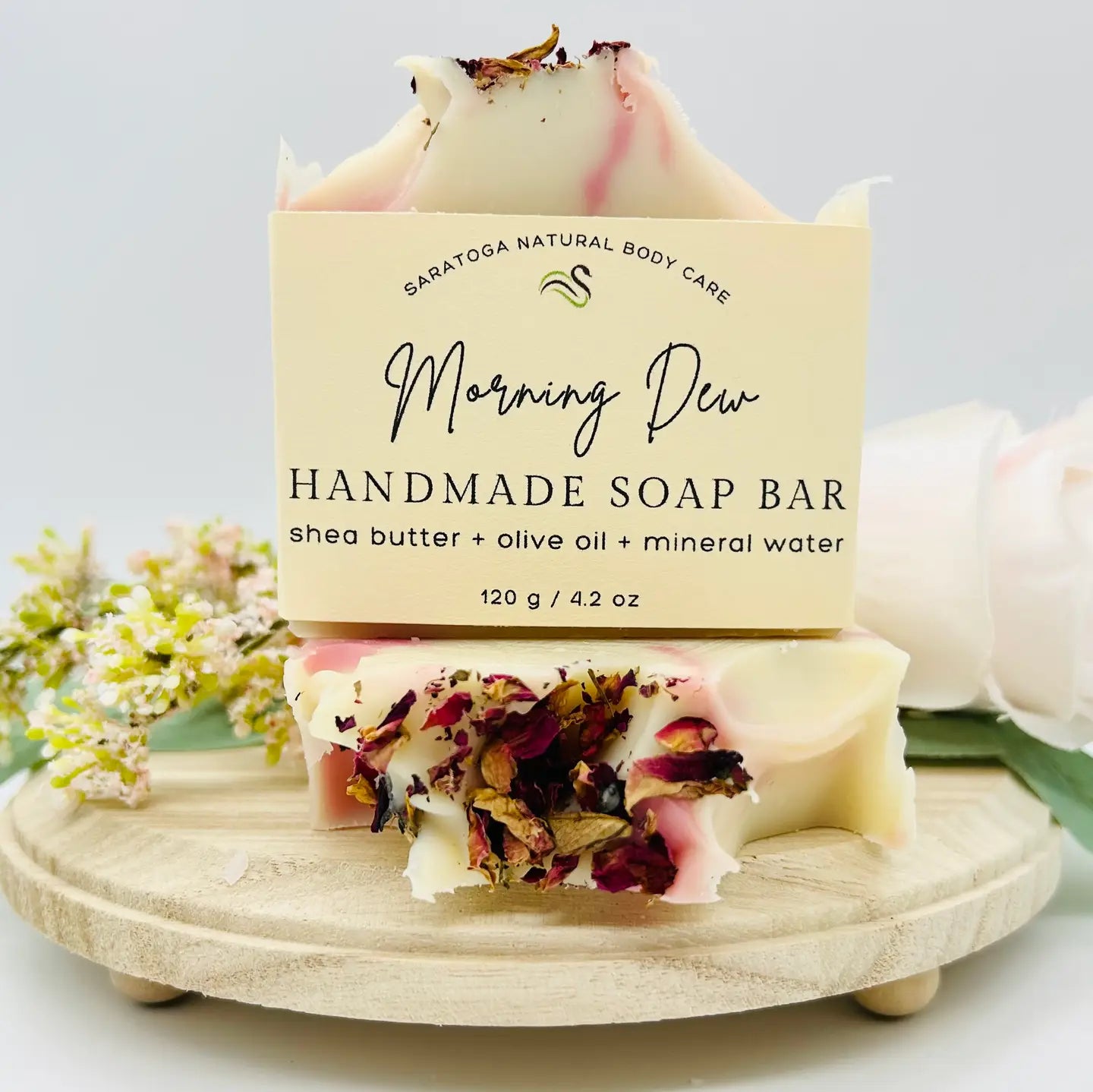 Morning Dew Handmade Soap Bar Vegan Cold Process