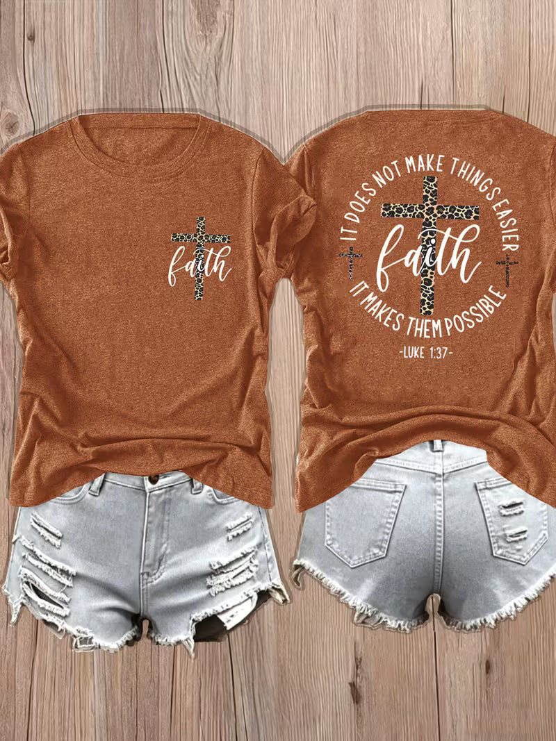 Faith Cross T Shirt