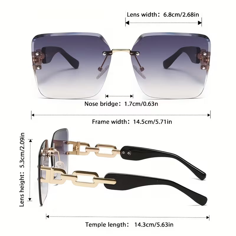 TITANORA Five Frame Geometric Fashion Glasses