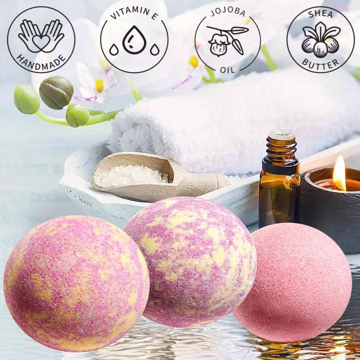 Easter Bath Bombs, 30pc Moisturizing Scented Fizzers Gifts