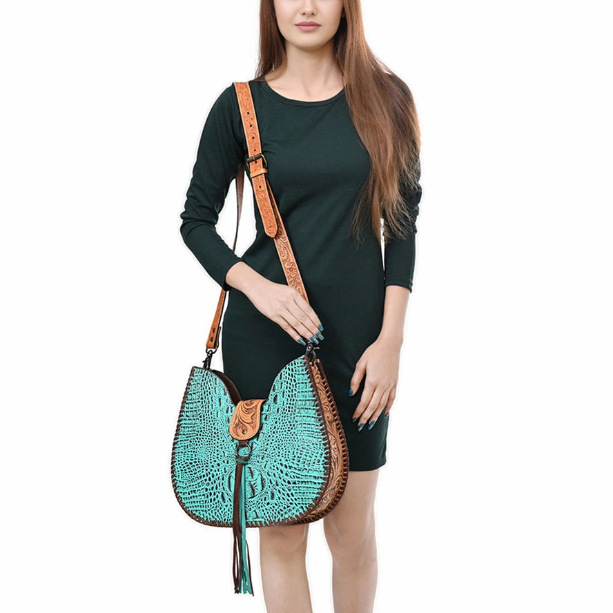 American Darling ADBG1039 Hobo Genuine Western Leather Women Bag