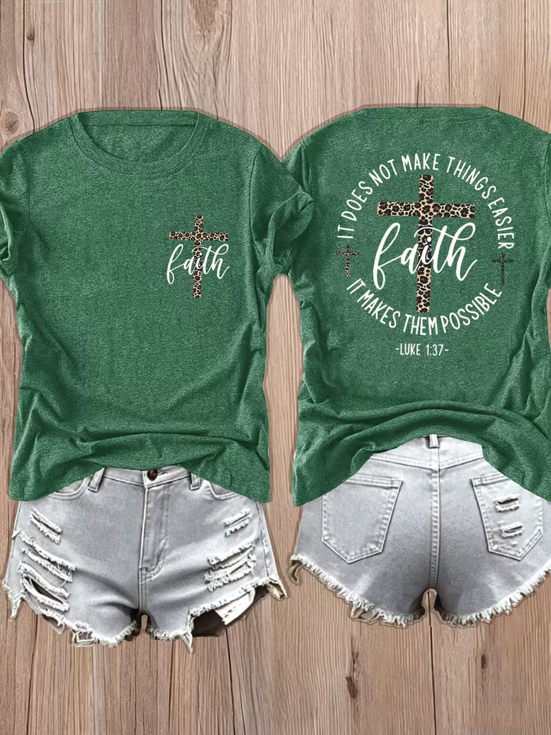 Faith Cross T Shirt