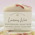 Red Wine Handmade Soap Bar Vegan Cold Process