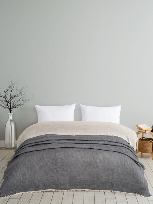 4 Layers Muslin Blanket | Quilted Blanket | (95" X 95")