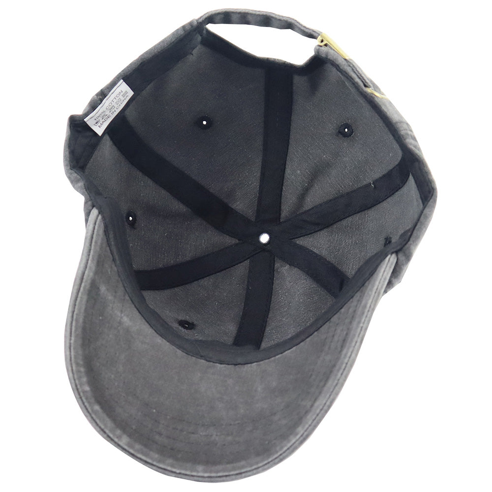 Texas Lone Star Embroidered Vintage Washed Baseball Cap – Adjustable Unisex Hat