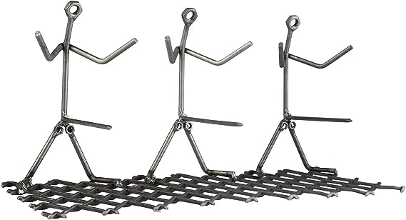 Hot Dog Roaster Stainless Steel Three Man Stick Figure