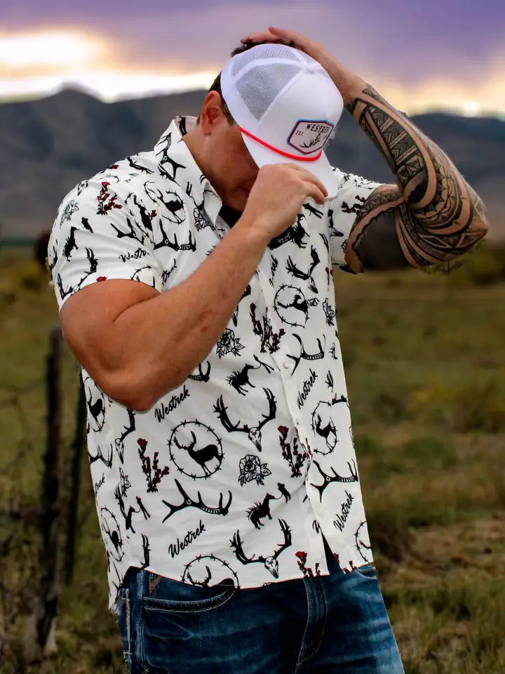 “Desert Dream” Pearl Snap Shirt | Western Button-Up For Ranch, Rodeo & Outdoors | Westrek