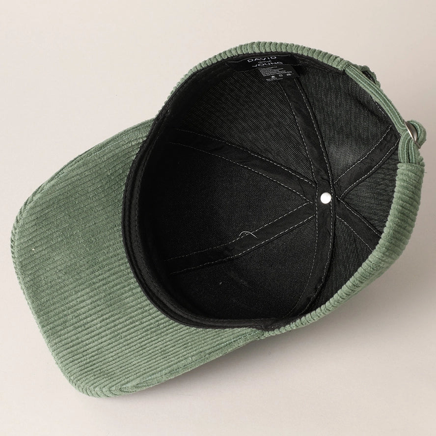 Howdy Darlin' Embroidery Patch Corduroy Cap