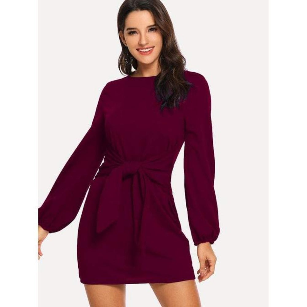 Knotted Waist Dress
