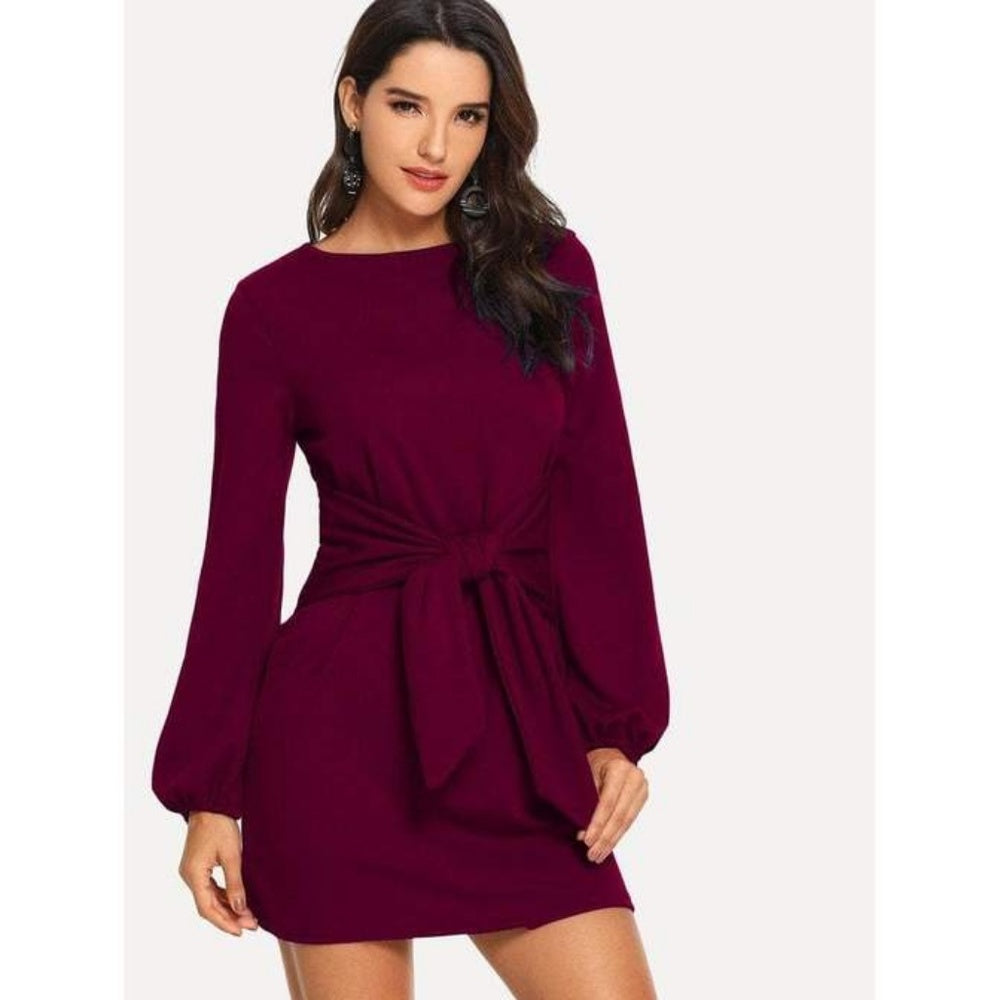 Knotted Waist Dress